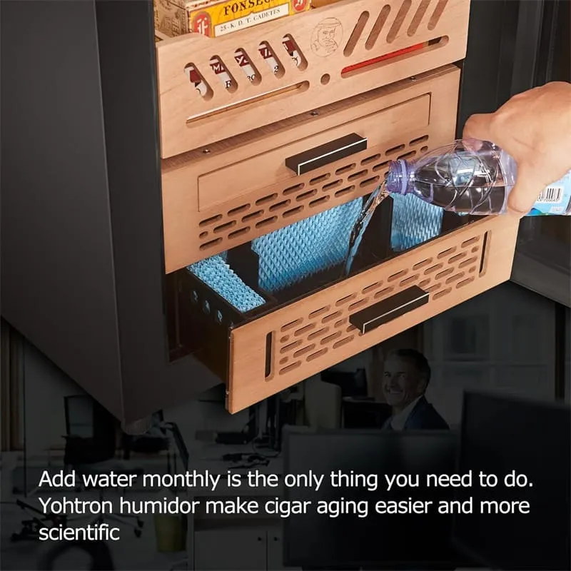 avis sur la cave à cigares Yohtron 88L cabinet 5