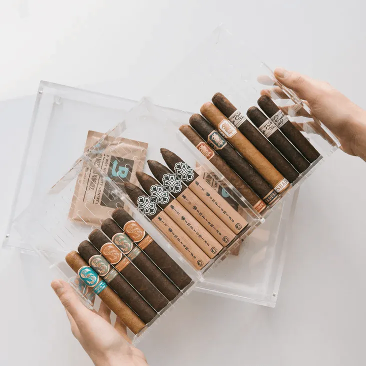 boveda petite cave à cigares en acrylique