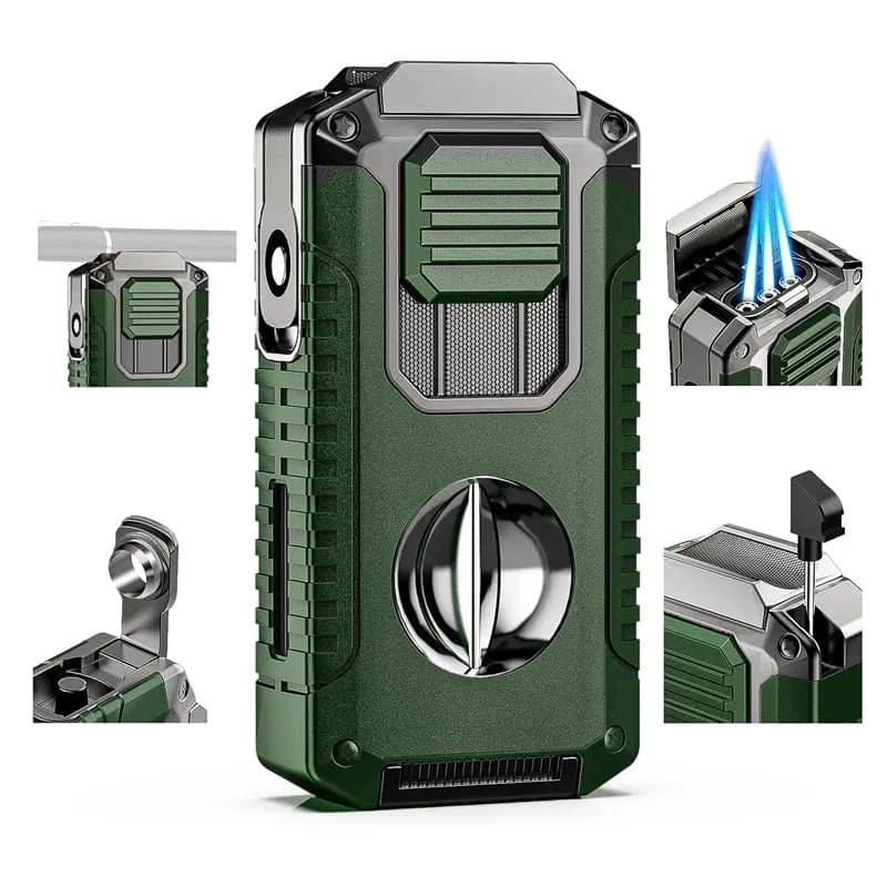 5. Briquet torche COOLRISE 5-en-1 avec coupe-cigare