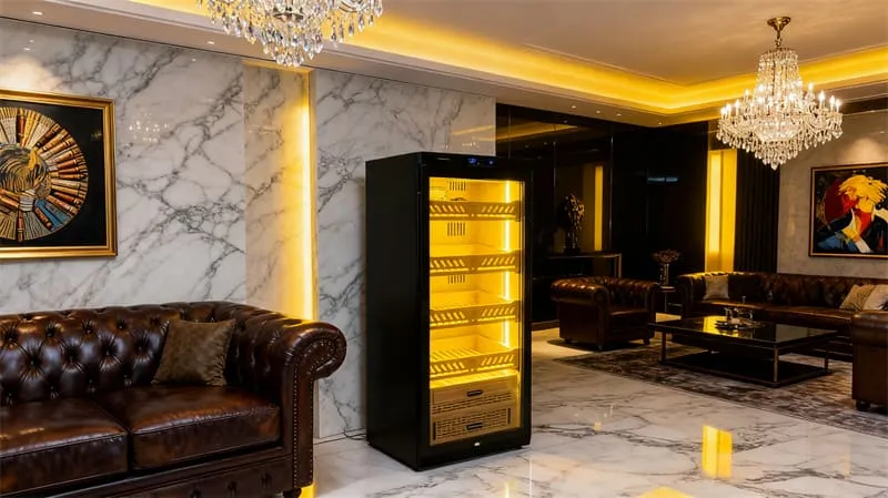 Test du cave à cigares Yohtron 88L Cabinet Humidor