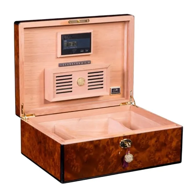 5. Daniel Marshall 125 Humidor Burl Private Stock