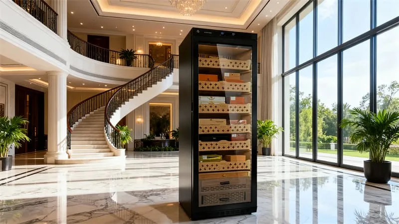 Test du cave à cigares Yohtron 88L Cabinet Humidor