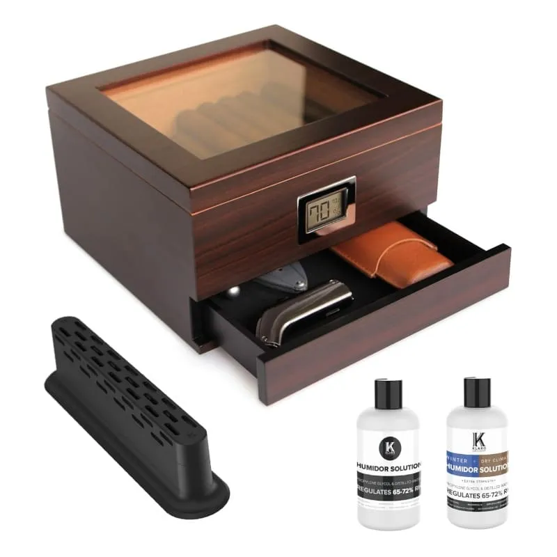 2. humidor Case Elegance précis