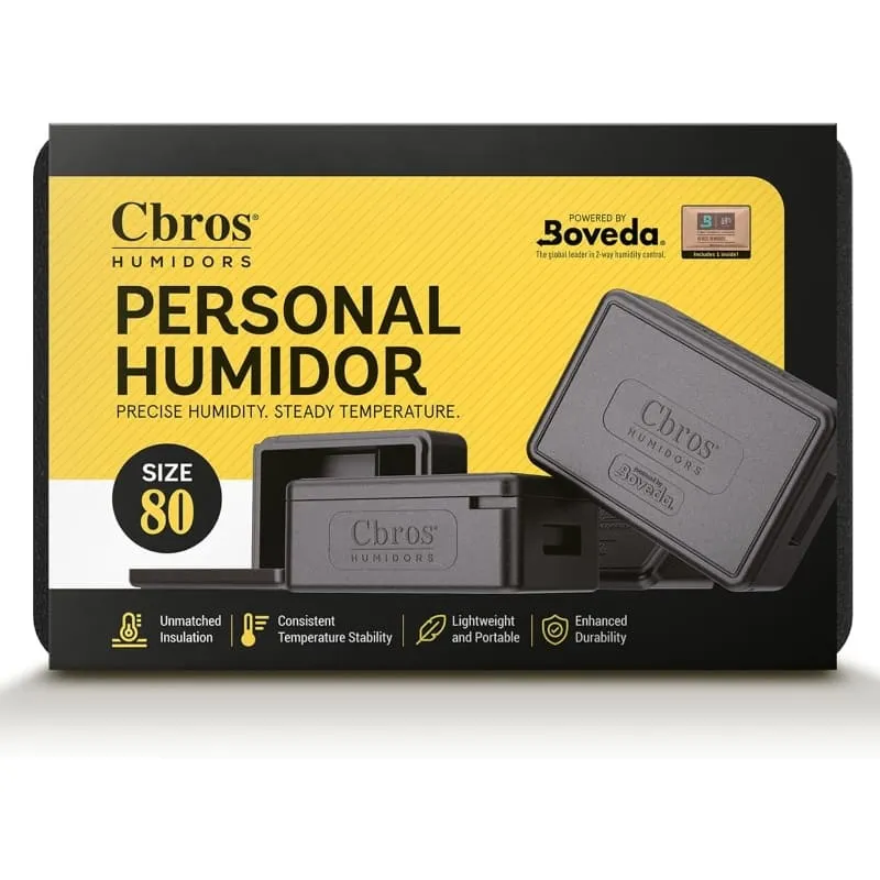 6. CigarBros Boveda Humidity Box pour une fraîcheur optimale