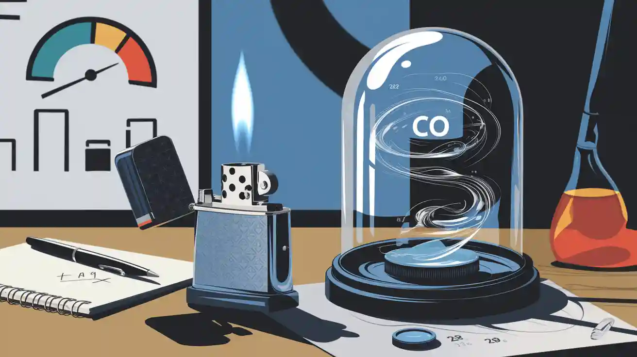 Quelle quantité de monoxyde de carbone les briquets torche au butane produisent-ils réellement ?