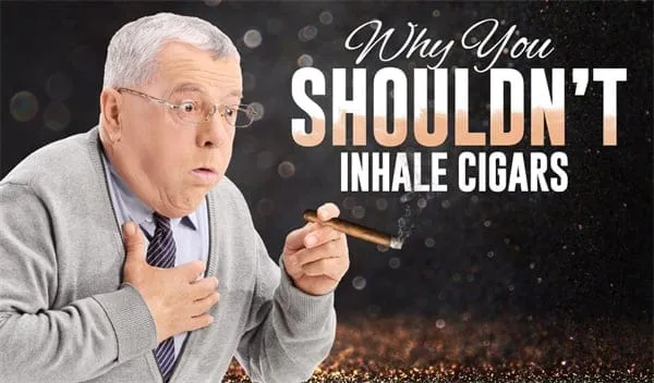 À quoi s’attendre lorsqu’on inhale la fumée d’un cigare ?